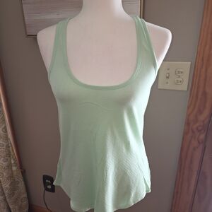 Women's Mint Green Scoop Neck Tank Top